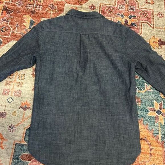 Jachs ladies medium chambray‎ denim button up top classic western preppy spring - Picture 8 of 10